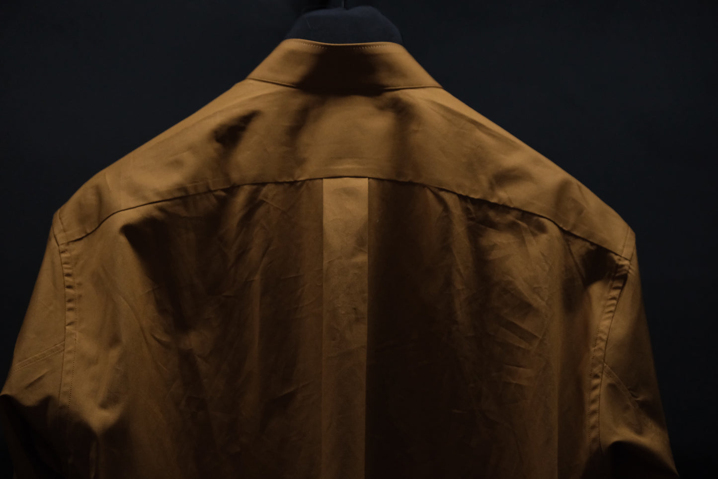 APPLETREES/MILITARY SHIRT (FULL WEIGHT EGYPTIAN POPLIN) TABACCO