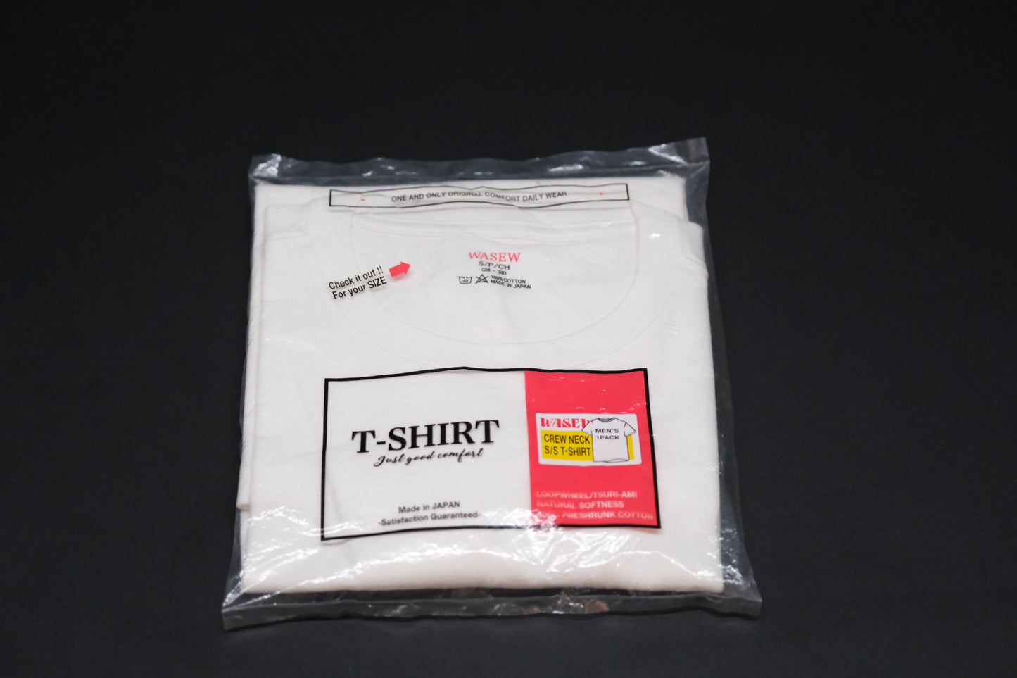 WASEW / CREW NECK S/S PACK TEE