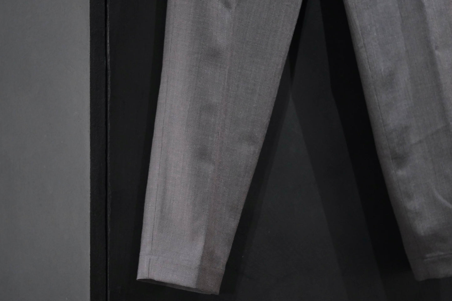 2026AW受注商品/COHERENCE/NICOLAS/ROVER WOOL TWILL/GREY NAILHEAD