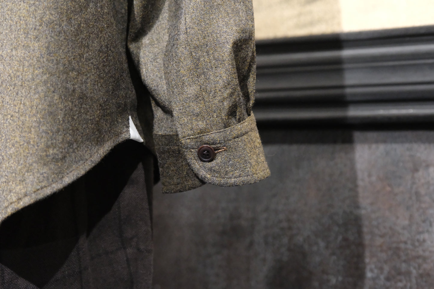 Aquellos Ojos Verdes BISHU / SC010-10 Wide collar shirt