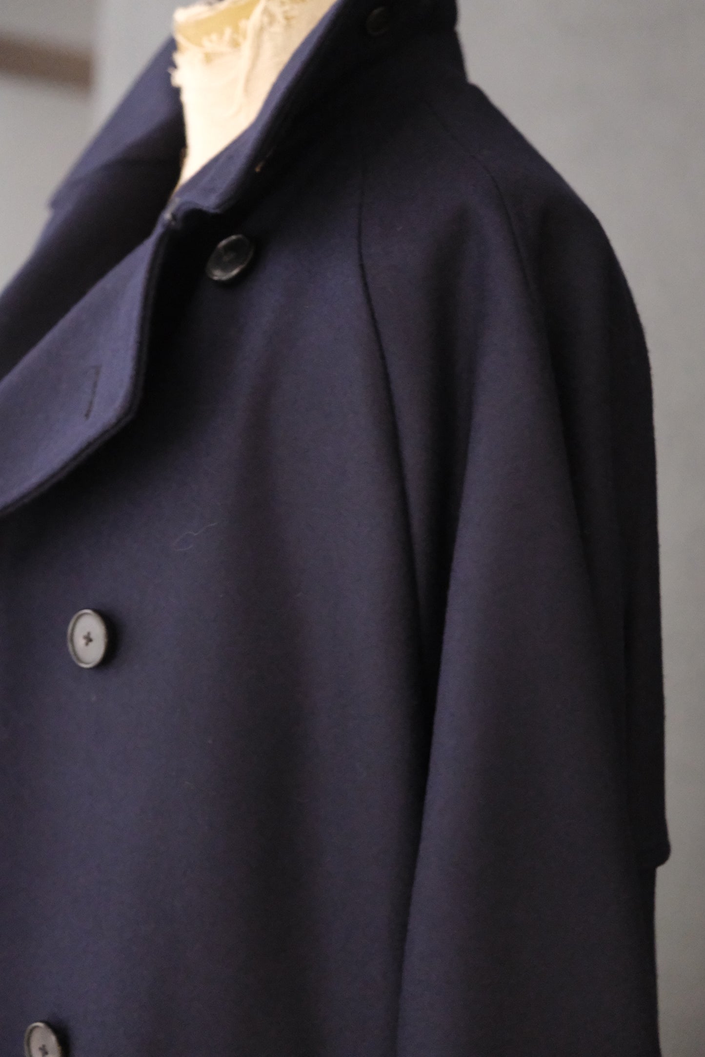 COHÉRENCE / Mod.FOUFOU Ⅱ/MELTON JERSEY / D.BLUE.