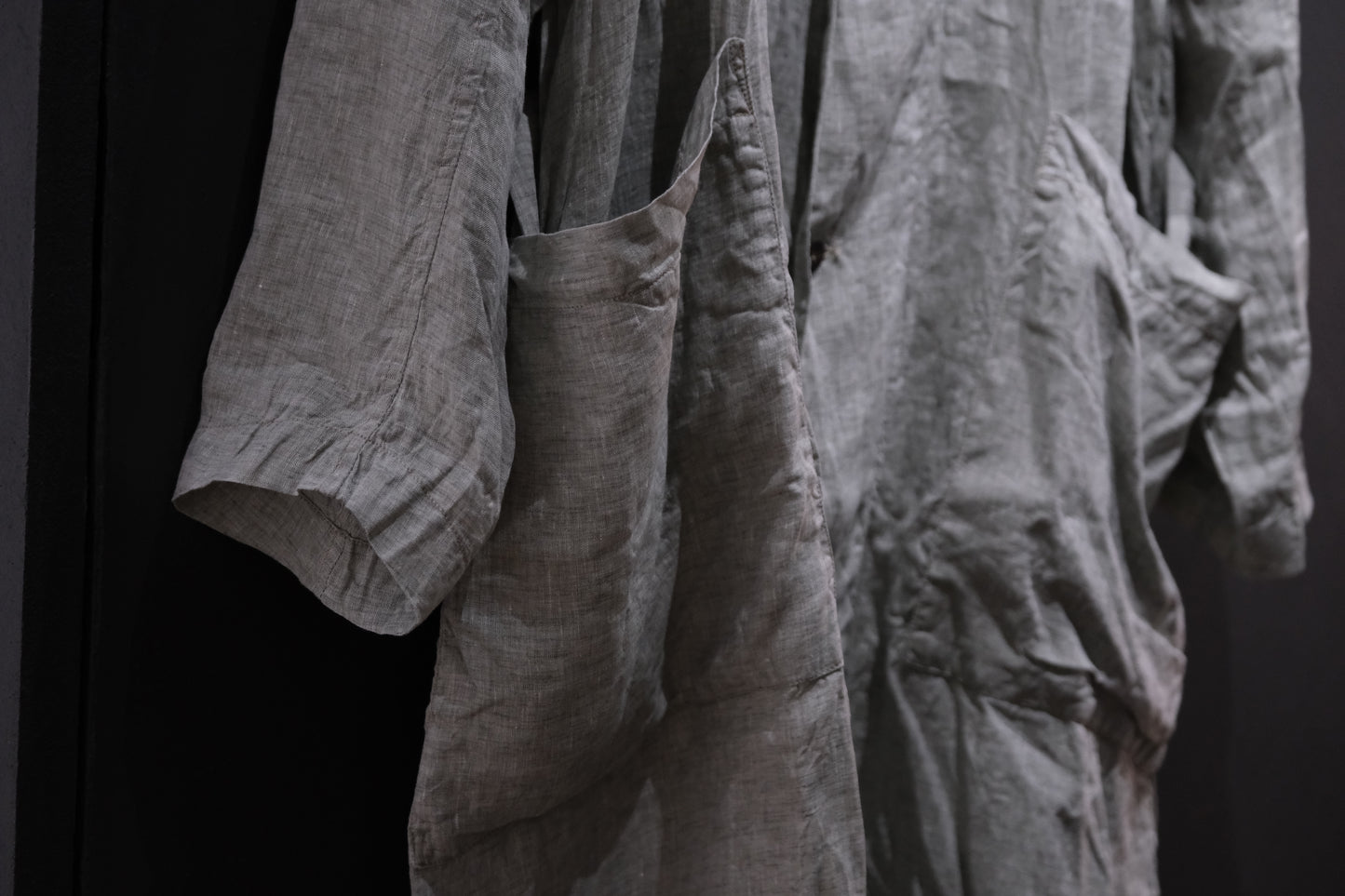 Chez vidalenc/COAT TRENCH/LINEN SAHARA