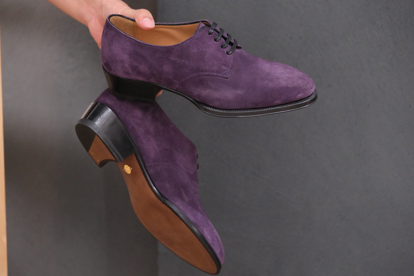 Le Yucca's / Art.Y40126 Last AUDREY PLUM SUEDE