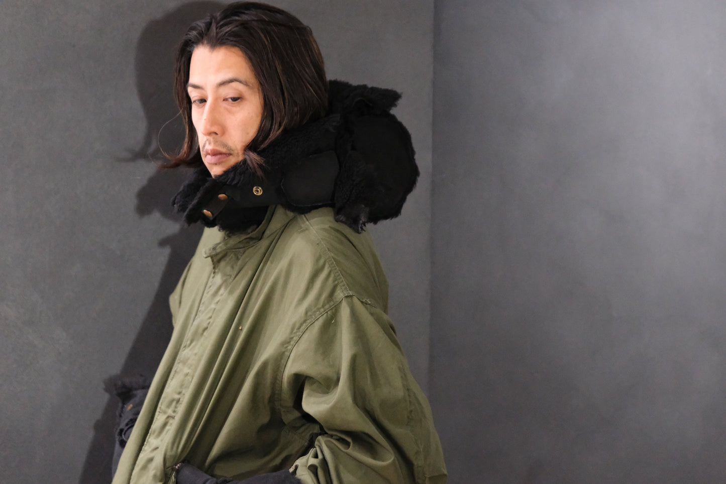 GOOD KARMA DEVELOPMENT / MOUTON BOMBER CAP “MOORE” / BLACK