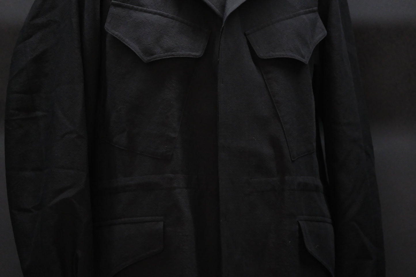 2027SS受注商品 COHÉRENCE/ROBERT-P/WOOL/LINEN/MOHAIR/BLACK