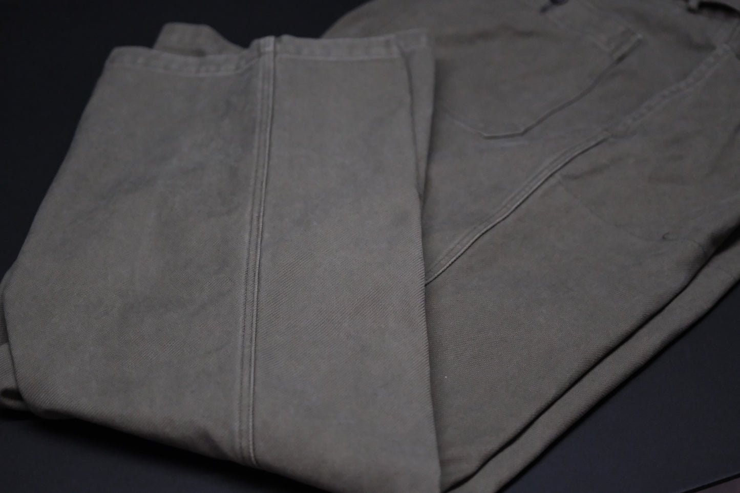 HEUGN / TROUSER098 / COTTON Over Dye Nate Pants