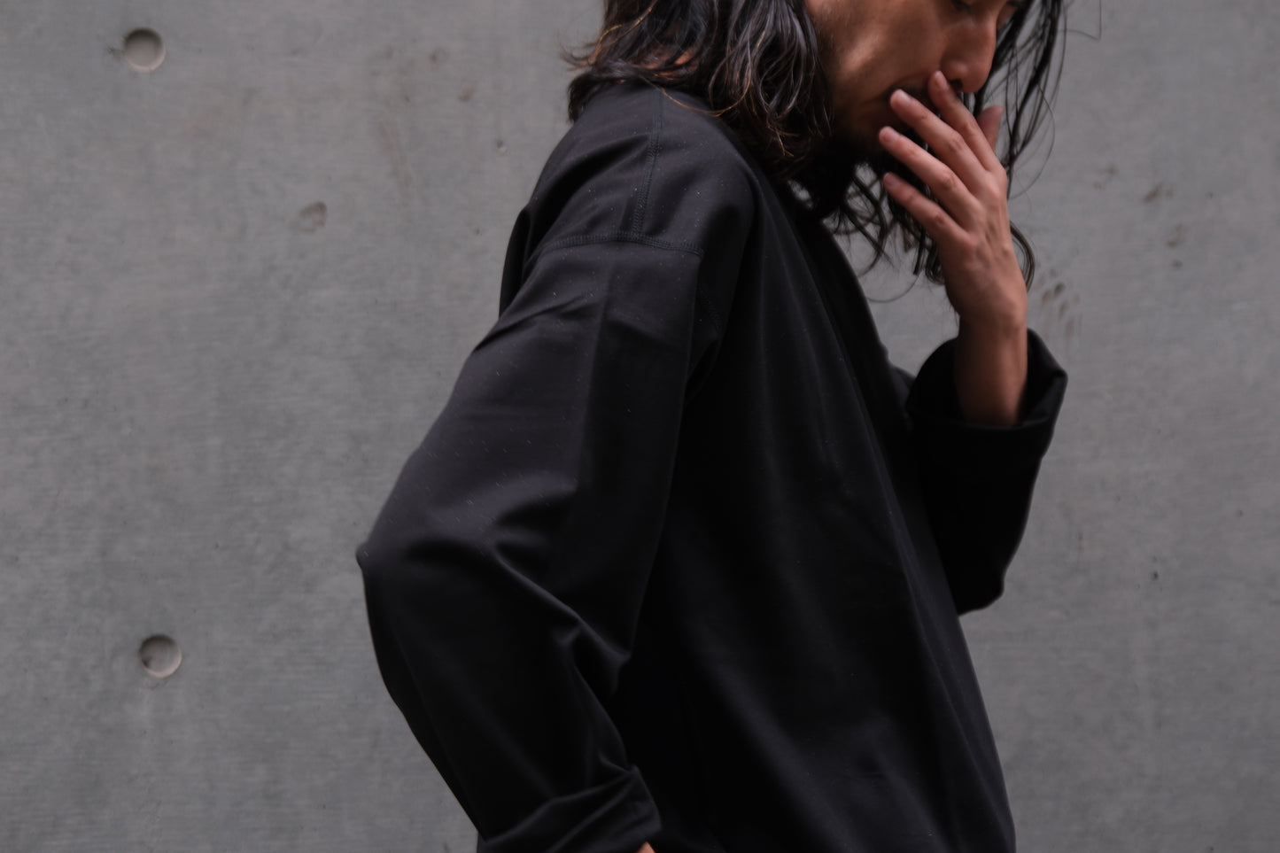 Re:Sarto COTTON COMPACT JERSEY LONG OVER TEE