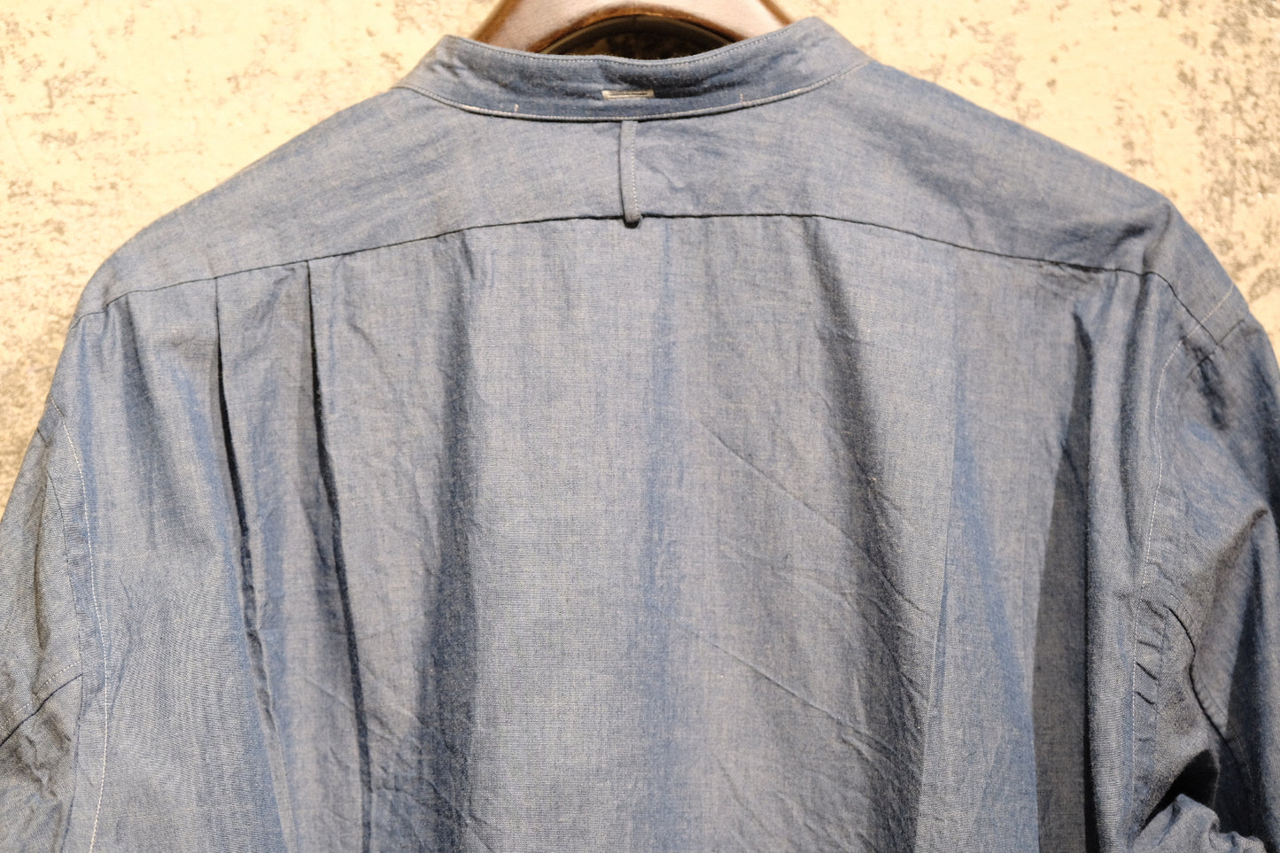 HEUGN 2023 S/S CHAMBRAY ROB BLUE