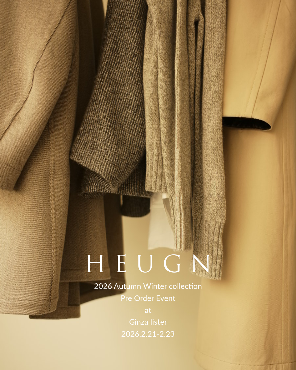 HEUGN/2026 Autumn Winter collection Pre Order Event