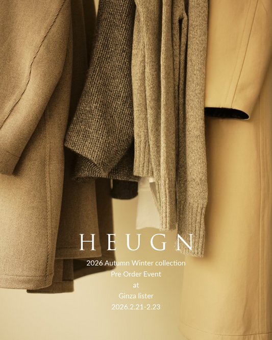 HEUGN/2026 Autumn Winter collection Pre Order Event