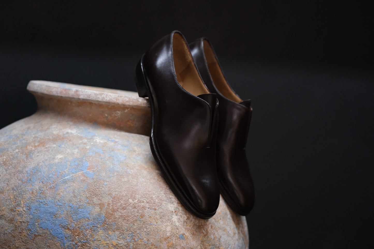 Le Yucca's  × HARK KYOTO/  Y27717 YEB/2  HOLE CUT SHOES .