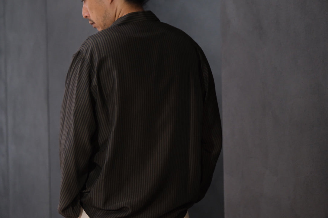 HEUGN/SHIRT151/Ellis Silk print London Stripe