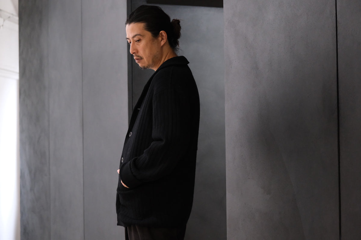 SLOPE SLOW/coverall JK/HT Shetland wool RIB