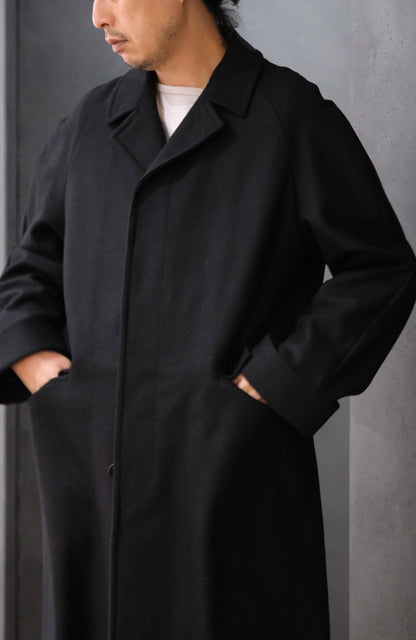 COHÉRENCE/Mod.CORB/MELTON JERSEY / BLACK