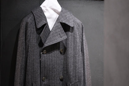 COHÉRENCE/Mod.FOUFOU Ⅱ/CHEVRON TWEED JERSEY / GREY