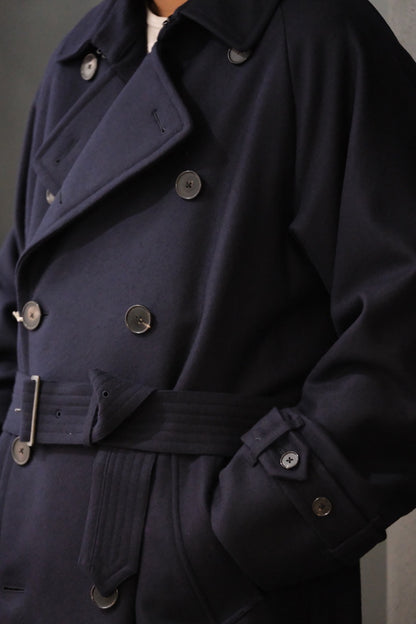 COHÉRENCE/ALⅢ/MELTON JERSEY / D.BLUE