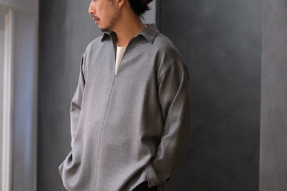 POSTELEGANT/ Wool Pull-over Shirts