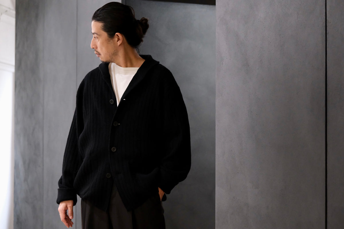SLOPE SLOW/coverall JK/HT Shetland wool RIB