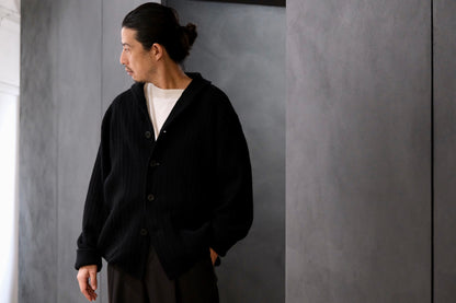 SLOPE SLOW/coverall JK/HT Shetland wool RIB
