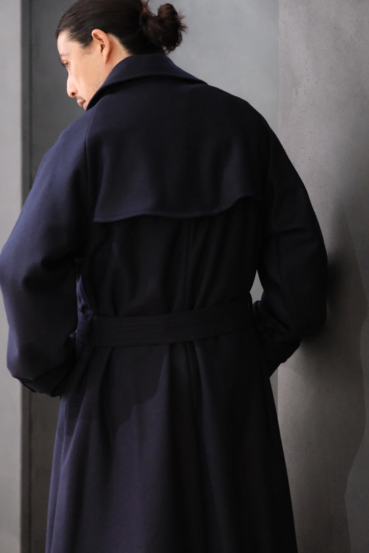 COHÉRENCE/ALⅢ/MELTON JERSEY / D.BLUE