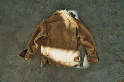 GOOD KARMA DEVELOPMENT /  MOUTON TRUCKER JACKET "LUKE" / (Brown)