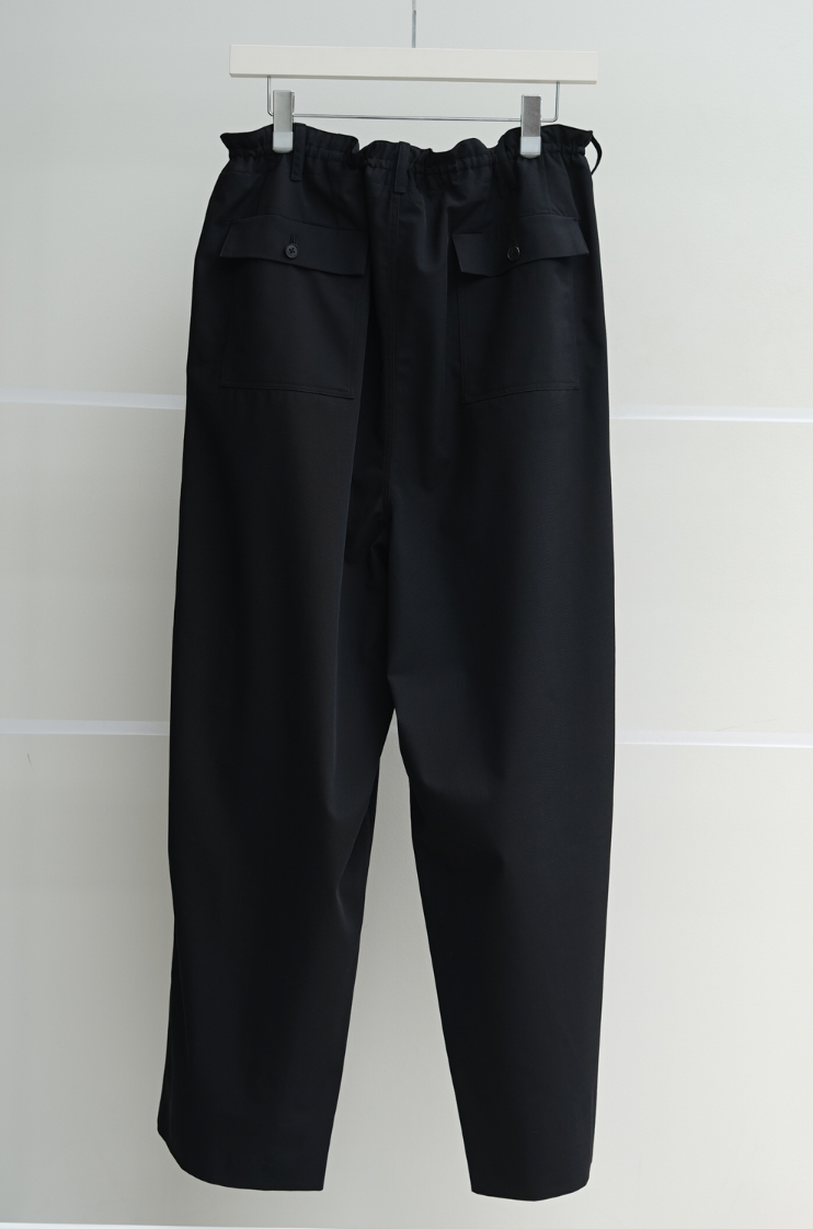 nonnotte / 2-Tuck Draw Cord Wide Trousers /  Eau de Tailleur