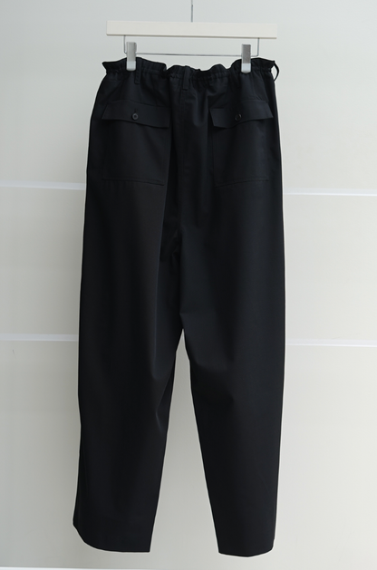 nonnotte / 2-Tuck Draw Cord Wide Trousers /  Eau de Tailleur