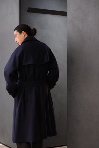 COHÉRENCE/ALⅢ/MELTON JERSEY / D.BLUE