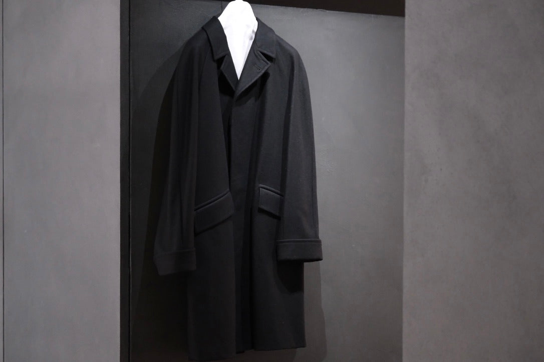 COHÉRENCE/Mod.CORB/MELTON JERSEY / BLACK