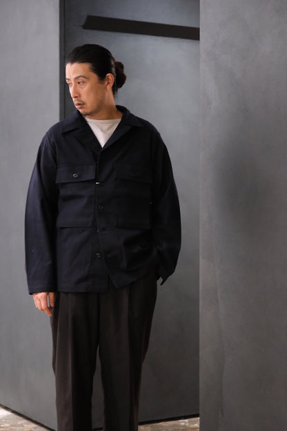 Coherence / VERNON-D /Rover Wool Twill/NAVY