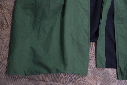 Chez Vidalenc / Coat Bobi / Emerald green lining wool mar ( pure virgin wool )