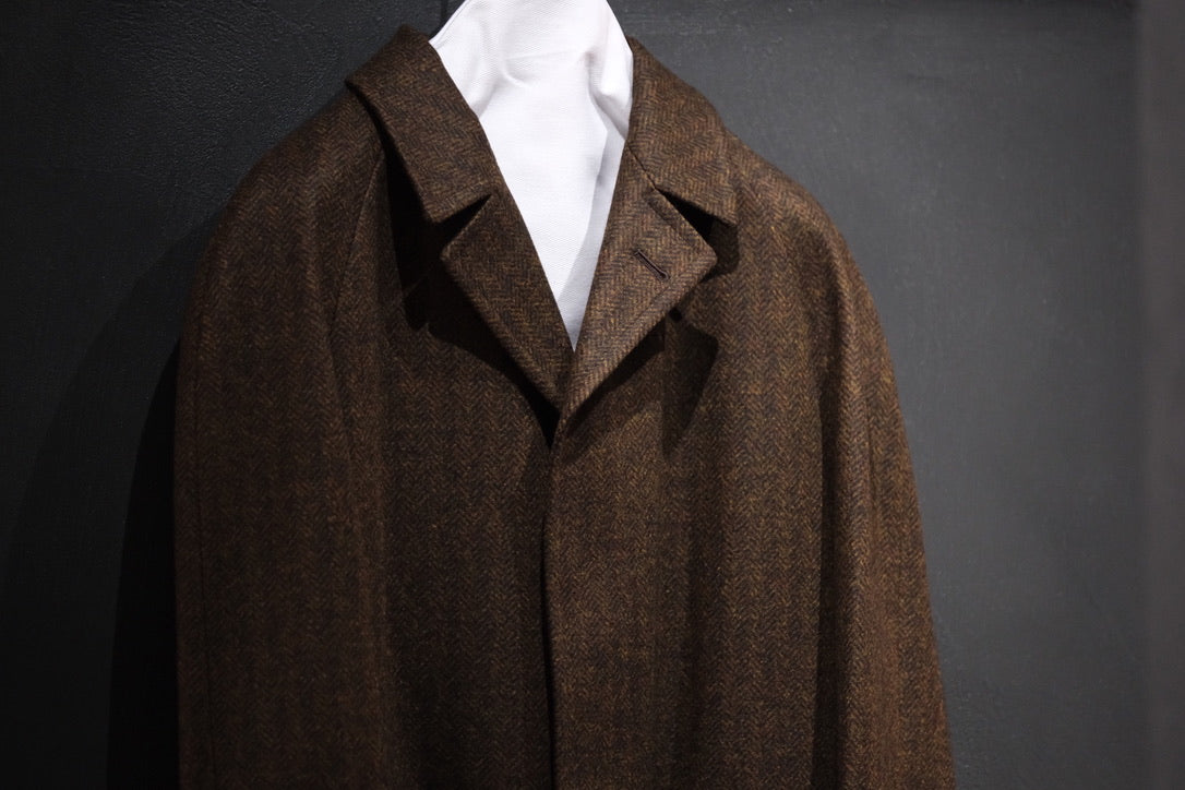 COHÉRENCE/Mod.CORB/CHEVRON TWEED JERSEY / BROWN
