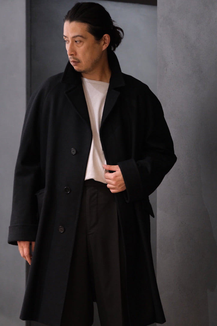 COHÉRENCE/Mod.CORB/MELTON JERSEY / BLACK