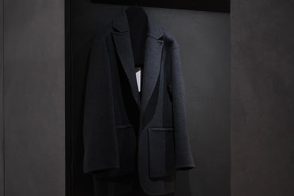 POSTELEGANT/ EXTRA FINE WOOL REVER SHORT COAT