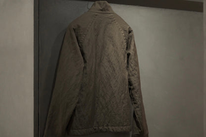 Massimo osti studio / TECH WO BOMBER / OW SHORT JACKET IN LANA TECNICA / TURKISH COFFEE