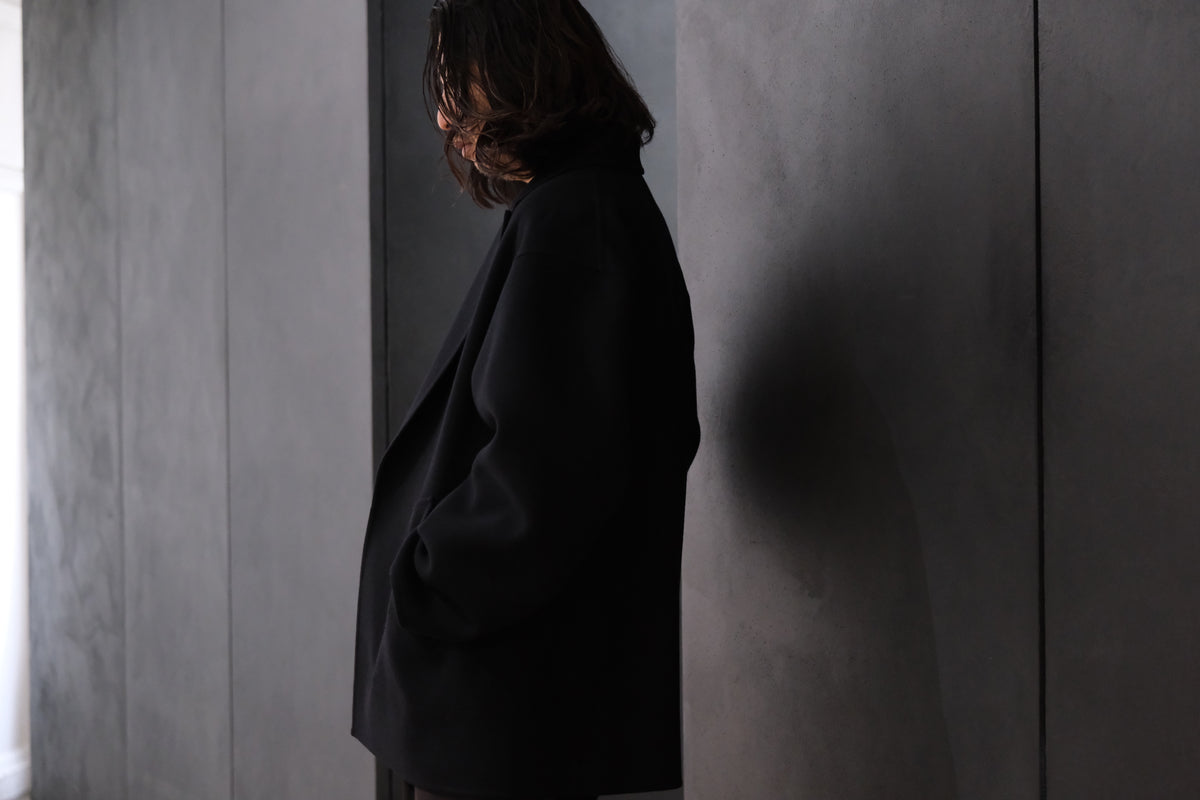 POSTELEGANT/ WOOL REVER SHORT COAT