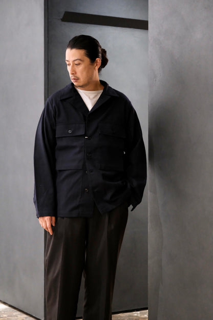 Coherence / VERNON-D /Rover Wool Twill/NAVY