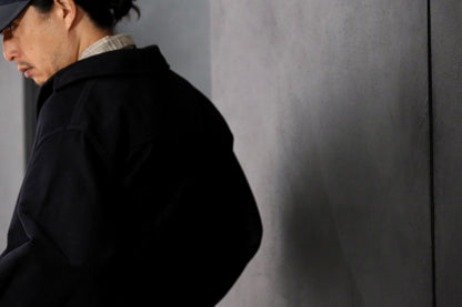 nonnotte/Draping Shirt Jacket/Fine Count Moleskin