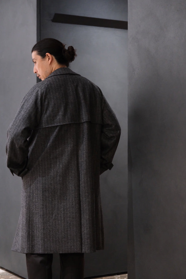 COHÉRENCE/Mod.FOUFOU Ⅱ/CHEVRON TWEED JERSEY / GREY