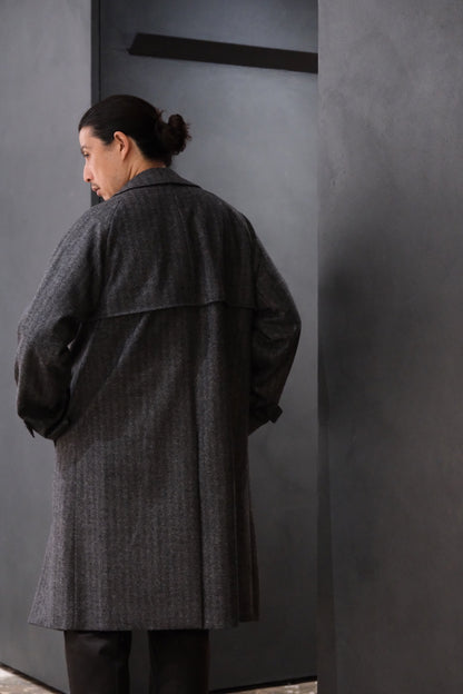 COHÉRENCE/Mod.FOUFOU Ⅱ/CHEVRON TWEED JERSEY / GREY