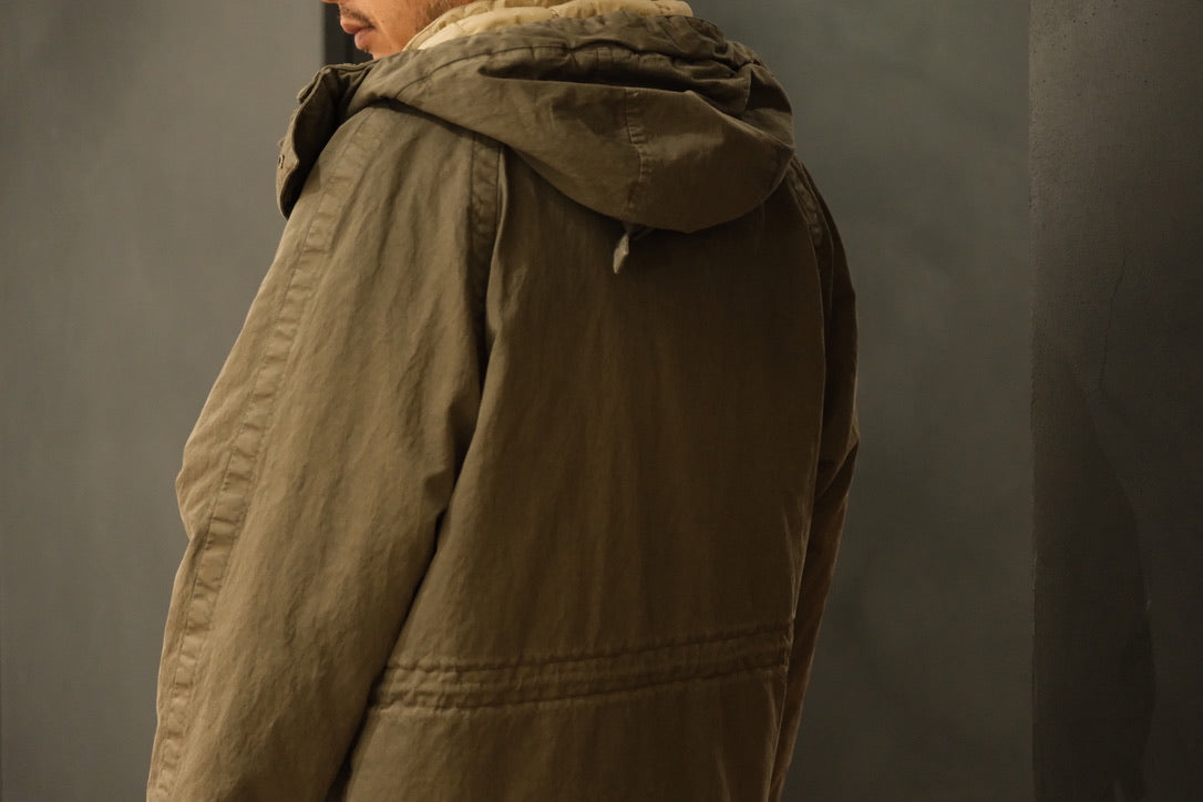 Massimo osti studio / CO/NY JACKET / OW MEDIUM JK IN GABARDINE / WALNUT
