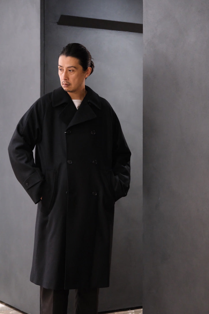 COHÉRENCE / Mod.FOUFOU Ⅱ/MELTON JERSEY / BLACK – Lister