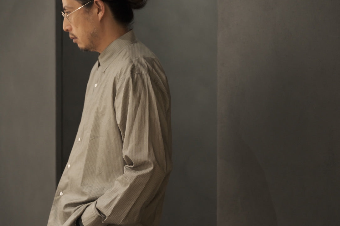 HEUGN/SHIRT150/Alan Stripe print