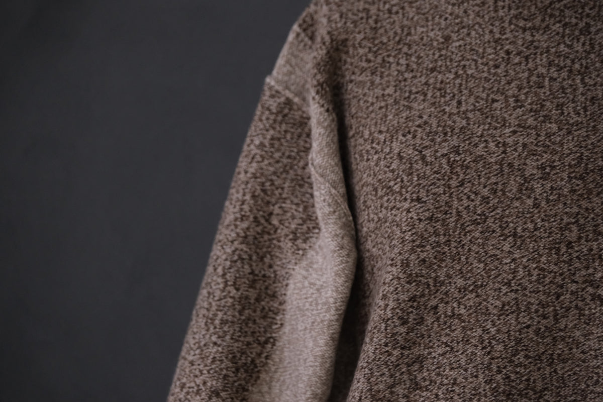 SLOPE SLOW/intarsia crew neck sweater/Seven colors NZ wool