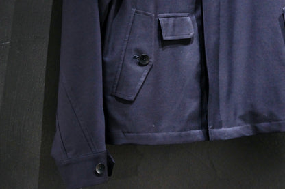 COHERENCE/GIANNI/Antique Wool Gabardine/D.NAVY