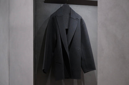 POSTELEGANT/ WOOL REVER SHORT COAT