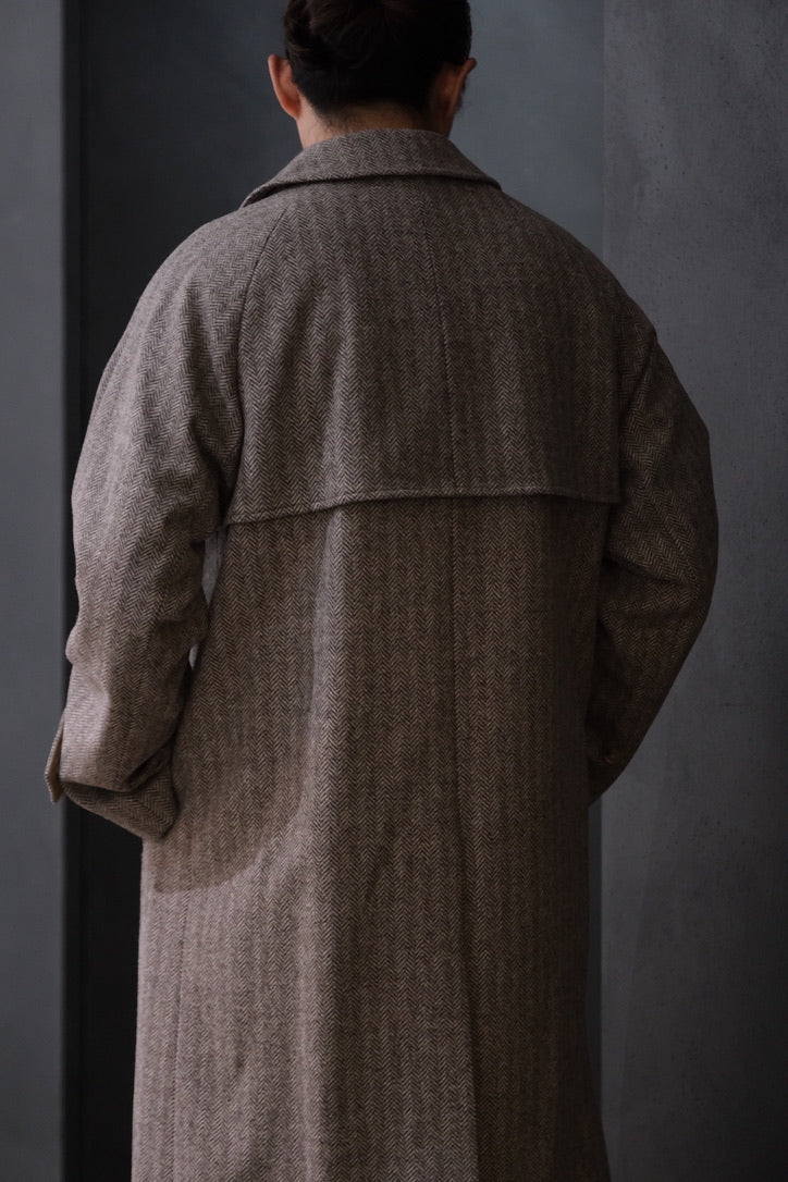 COHERENCE/FOUFOU Ⅱ/CHEVRON TWEED JERSEY/L.BEIGE