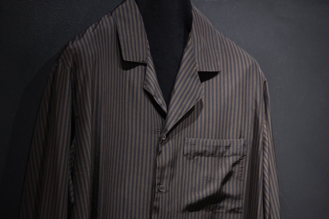 HEUGN/SHIRT151/Ellis Silk print London Stripe