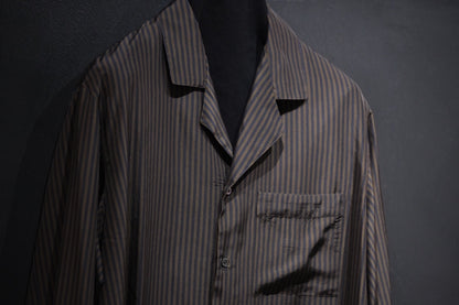 HEUGN/SHIRT151/Ellis Silk print London Stripe