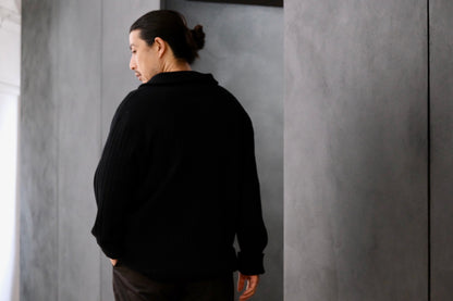 SLOPE SLOW/coverall JK/HT Shetland wool RIB